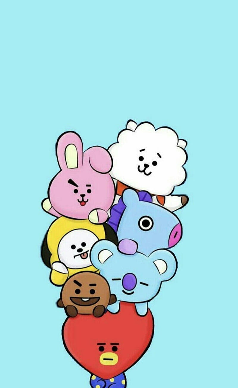 Bts Bt21, Jhope, Jimin, Jin, Kookie, Rm, Suga, Tae, Hd Phone Wallpaper |  Peakpx