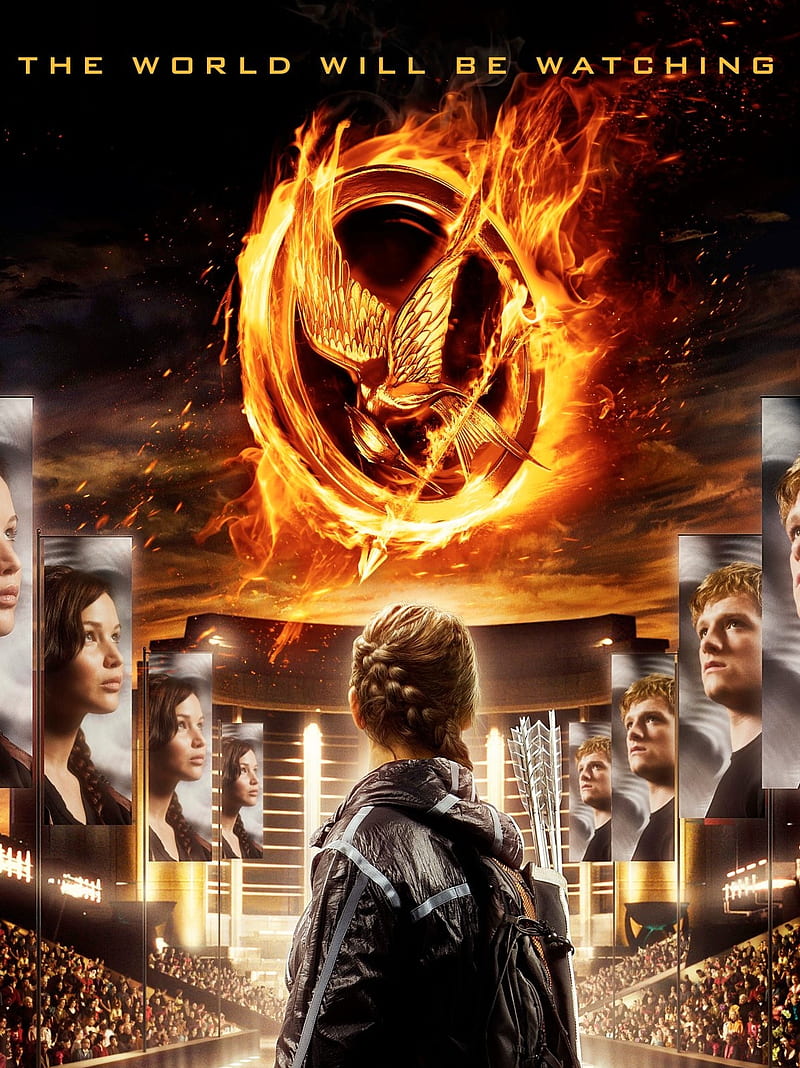 HD wallpaper The Hunger Games Mockingjay fire emblem Katniss Everdeen  The Hunger Games 2  Wallpaper Flare