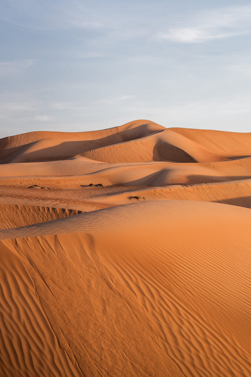 desert, hills, sand, landscape, nature, HD phone wallpaper