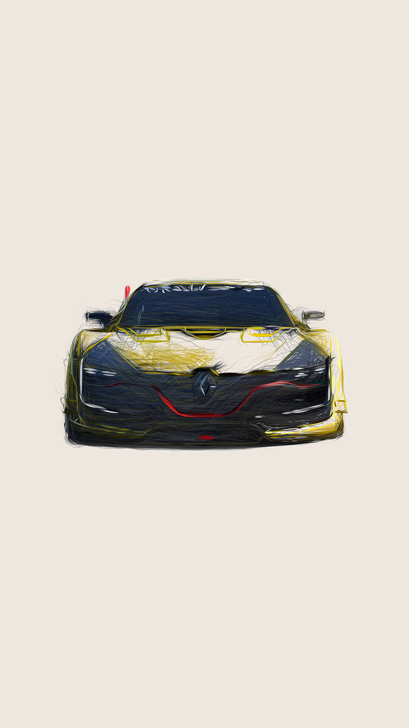 Renault expensive expensive, agile, amazing, cool, drawing, engine, powerful, show car, HD phone wallpaper