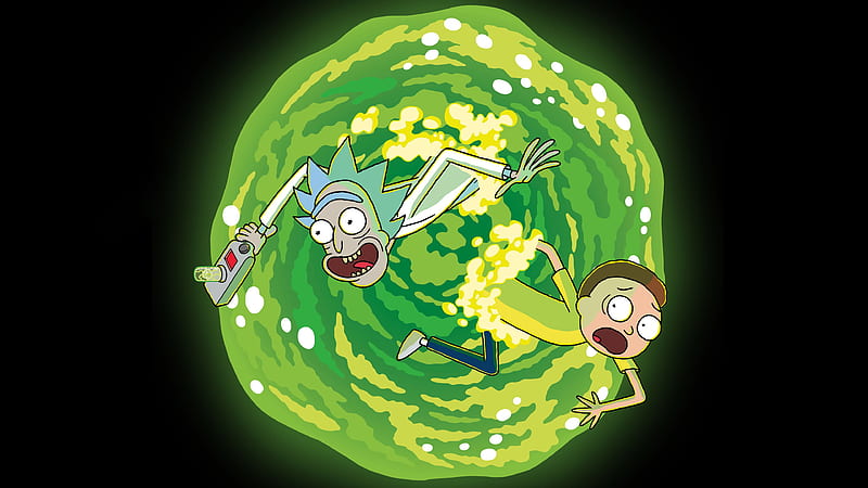 Live wallpaper Rick Morty Breaking Bad Reference 4K / interface