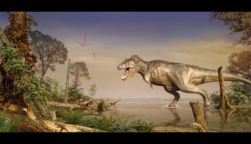 Tyrannosaurus Rex - Vlad Konstantinov animal, t-rex, paleontology, nice, tyrannosaurus rex, vlad konstantinov, prehistory, reptiles, reptile, rex, animals, amazing, cretaceous, dinosaurs, cool, dino, tyrannosaurus, drawing, prehistoric, awesome, monster, great, dinosaur, HD wallpaper