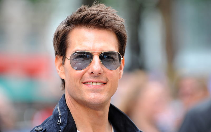 Tom Cruise hoot, portrait, face, American actor, HD wallpaper