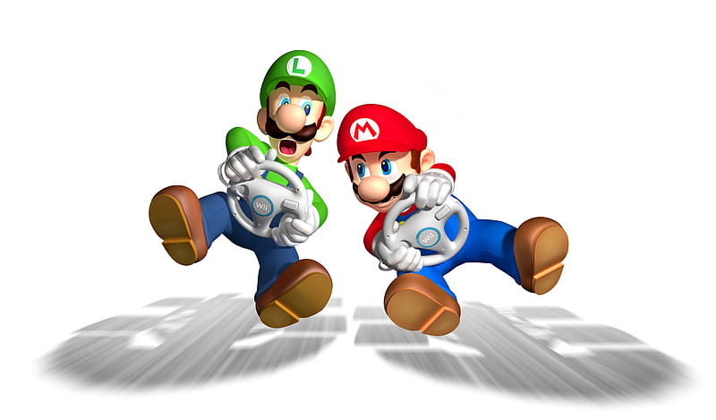Mario Kart for Nintendo Wii, mario kart wii, mario, mario cart, nintendo, luigi, nintendo wii, wii, mario kart, HD wallpaper