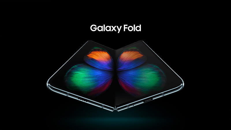 Samsung Galaxy Fold, foldable smartphone, Unpacked 2019, SamsungEvent, HD wallpaper