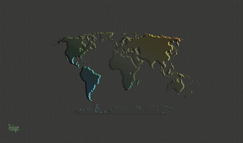 icon-friendly-All raw-carbon-fibre-with-3D-buit-carbon-world-map-experiment, all friendly carbon fibre, icon friendly, experimental, 3D built carbon fibre world map, HD wallpaper
