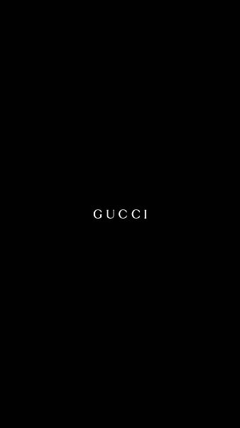 Gucci, black, logo, premium, self, white, HD wallpaper