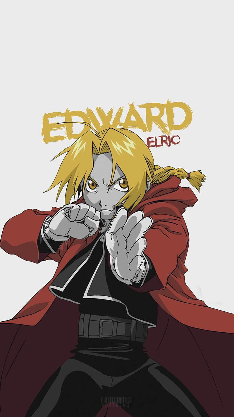Fullmetal Alchemist Edward Elric Dark Wallpapers for iPhone 4k