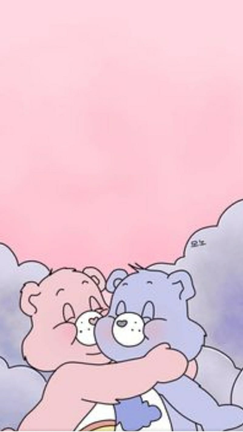 Pastel Care Bears, 3d, care bears, hugs, theme, HD phone wallpaper | Peakpx