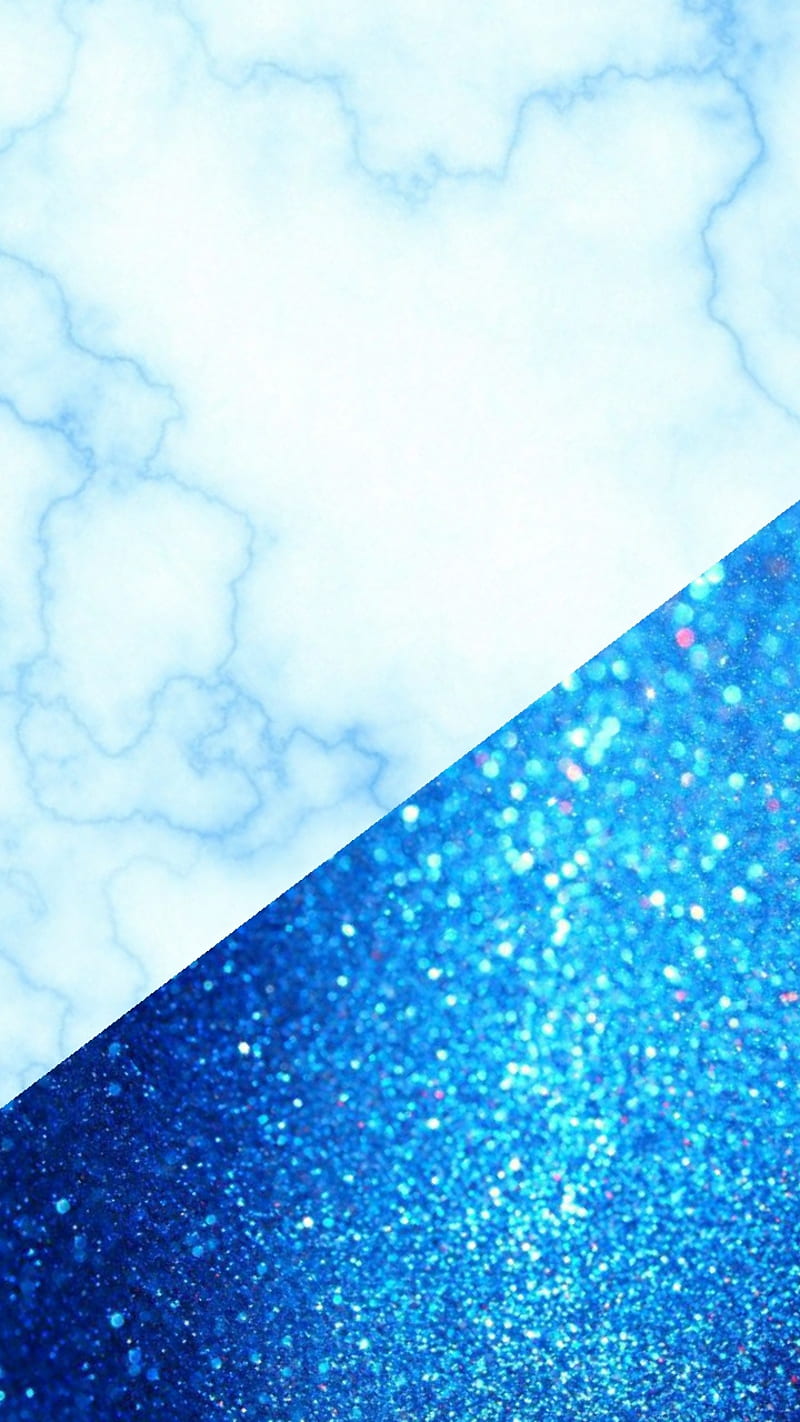 Blue marble , both, dark blue, glitter, swirl, HD phone wallpaper