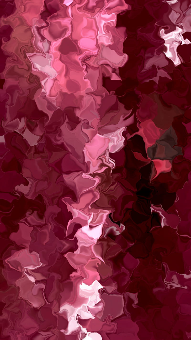 Cranberry Waves, cranberry tones, light pink, satin-like look, vertical design, HD phone wallpaper