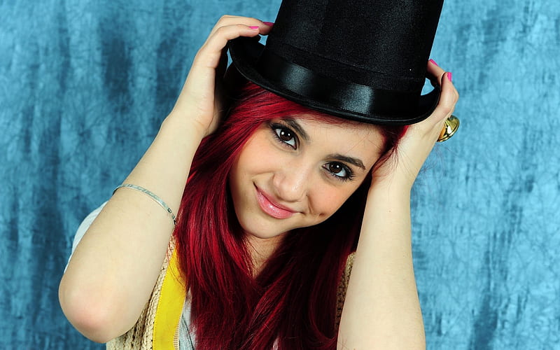 ariana grande, ariana, grande, redhead, girl, HD wallpaper