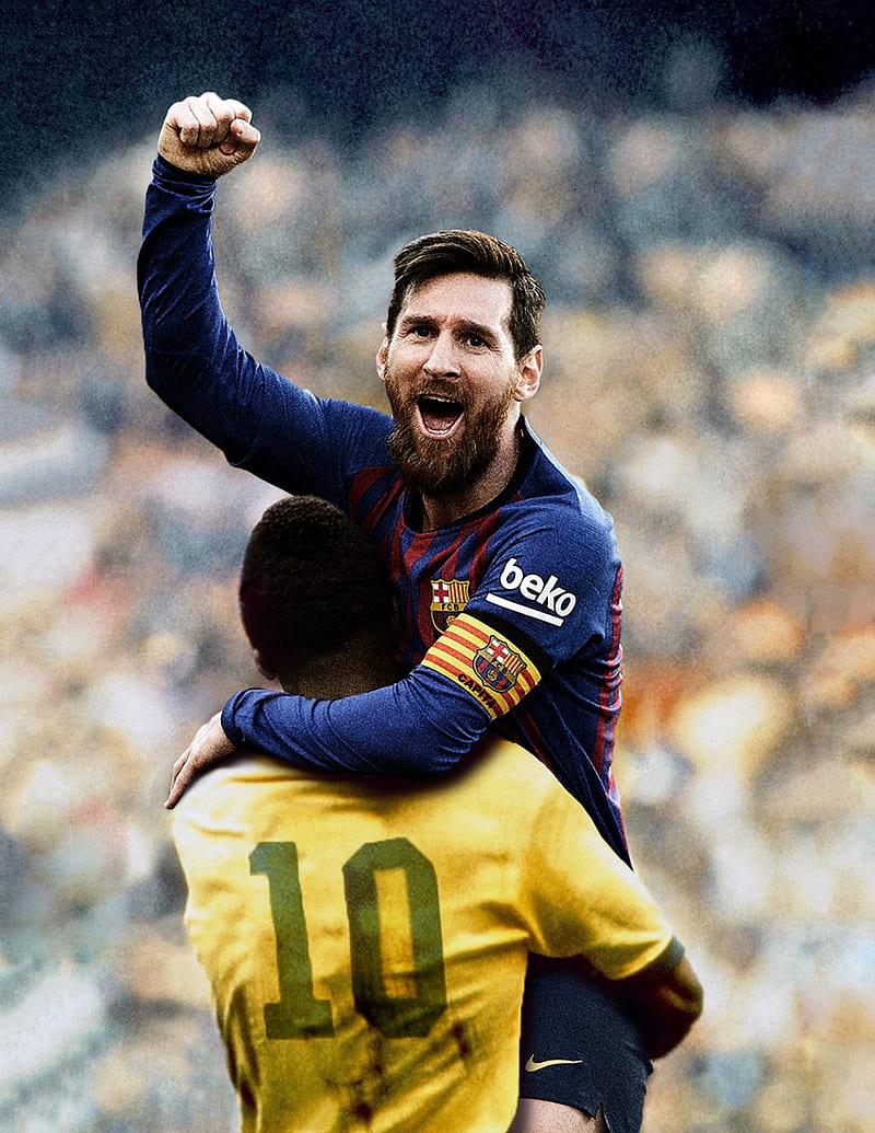 Messi and Pele, messi, pele, pele messi, HD phone wallpaper