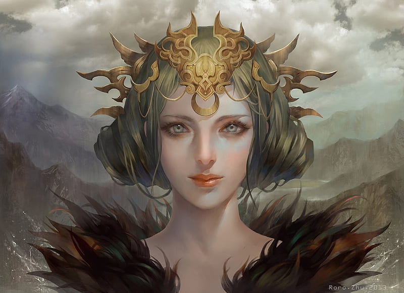 Chinese Mythology, art, chinese, lady, mythology, HD wallpaper 