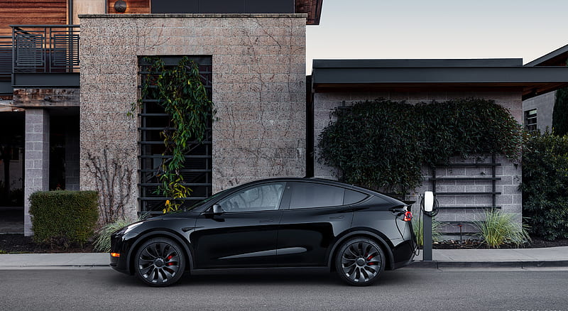 2021 Tesla Model Y - Side, car, HD wallpaper
