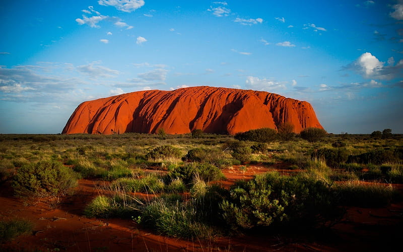 Mount Uluru, mountain, australia, uluru, mount, HD wallpaper