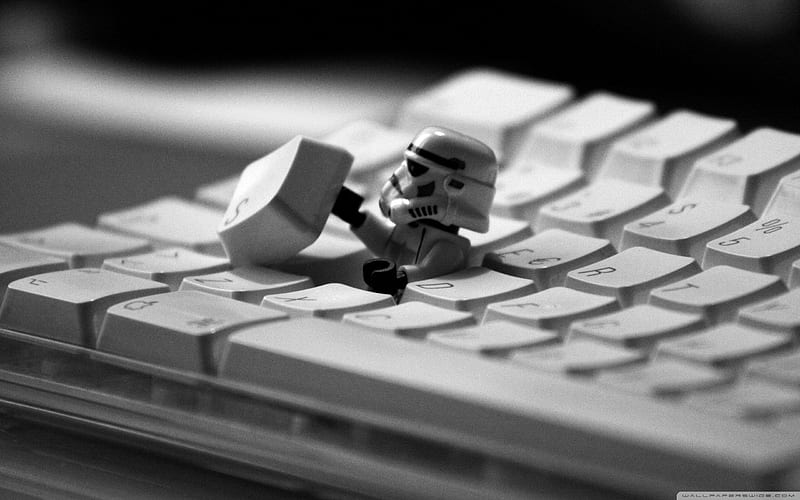 Keyboard-Imperial Stormtrooper series, HD wallpaper