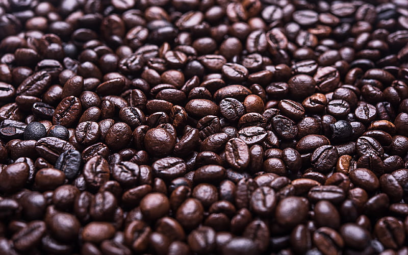 coffee beans texture natural coffee, arabica, macro, coffee textures, coffee backgrounds, coffee beans, coffee, arabica beans, HD wallpaper