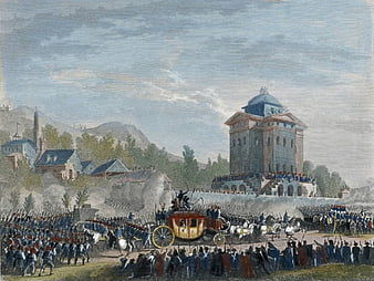 June 25, 1791 return from Varennes, france, louis xvi, painting, paris, french  revolution, HD wallpaper | Peakpx