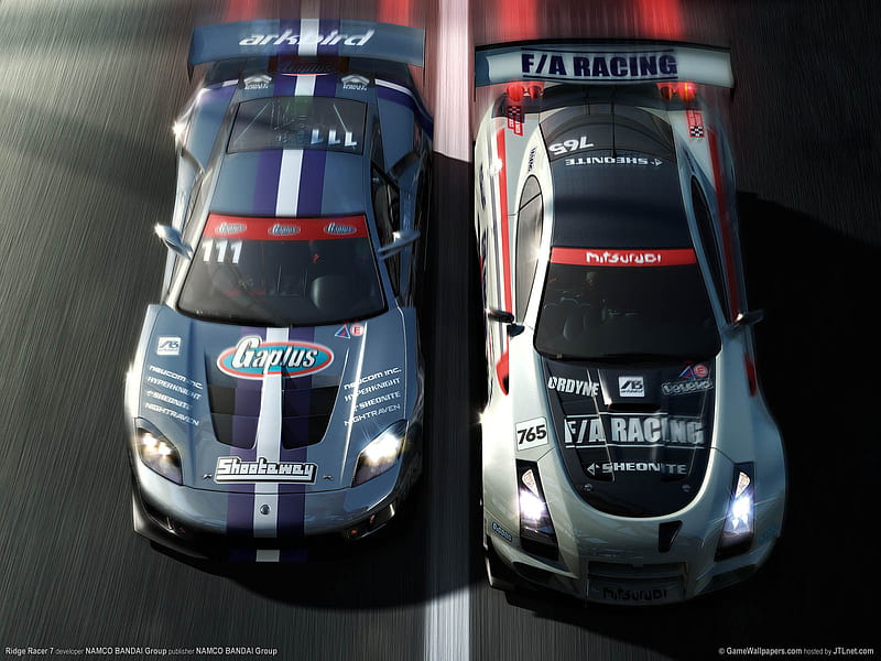Competition, race, racing, game, challenge, speed, car, sport car, ridge racer 7, fast, HD wallpaper