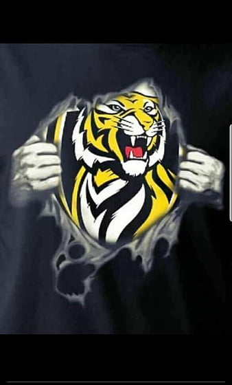 Richmond Tigers Wallpapers - iXpap | Tiger wallpaper, Richmond afl, Richmond