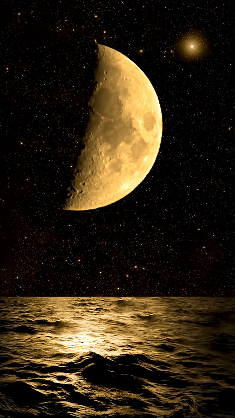 Crescent Moon Aesthetic Wallpapers  Top Free Crescent Moon Aesthetic  Backgrounds  WallpaperAccess