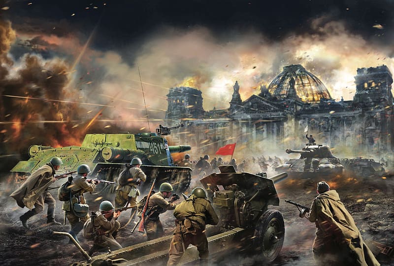 Battle, Military, Wars, World War Ii, Reichstag, HD wallpaper
