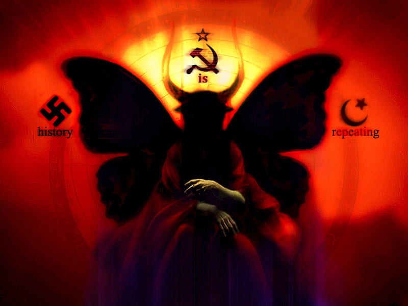 Evil Entered Belarus, evil, satanic, demon, dark, beast, scary, monster, satan, creature, HD wallpaper