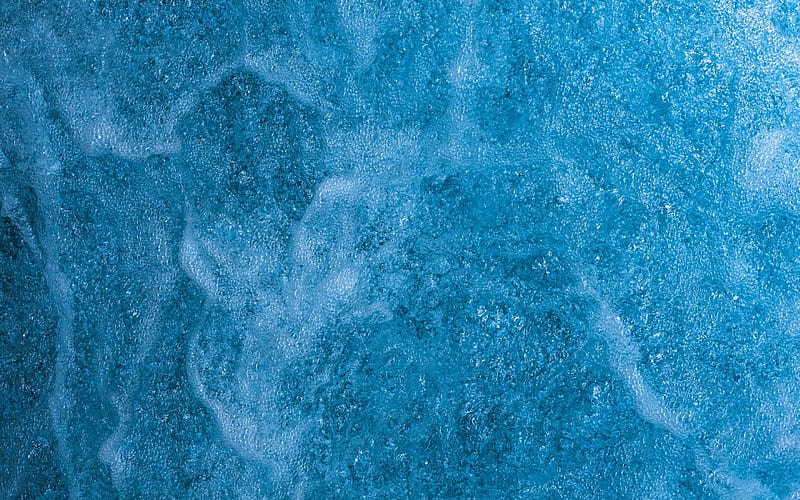 blue ice texture, winter background, ice background, winter texture, ice, HD wallpaper