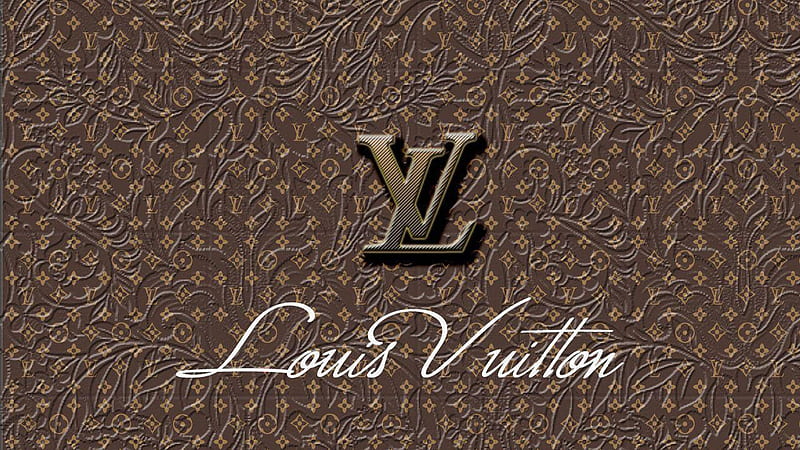 Louis Vuitton In Brown Background Louis Vuitton, HD wallpaper