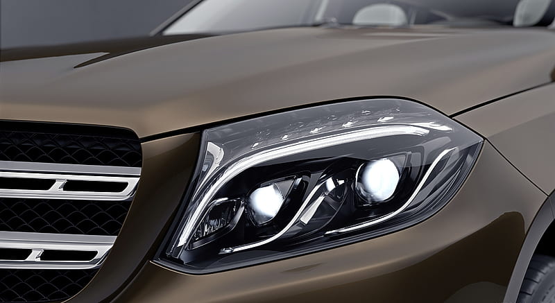 2018 Mercedes-Benz GLS 500 4MATIC Grand Edition (Color: Citrine Brown) - Headlight , car, HD wallpaper