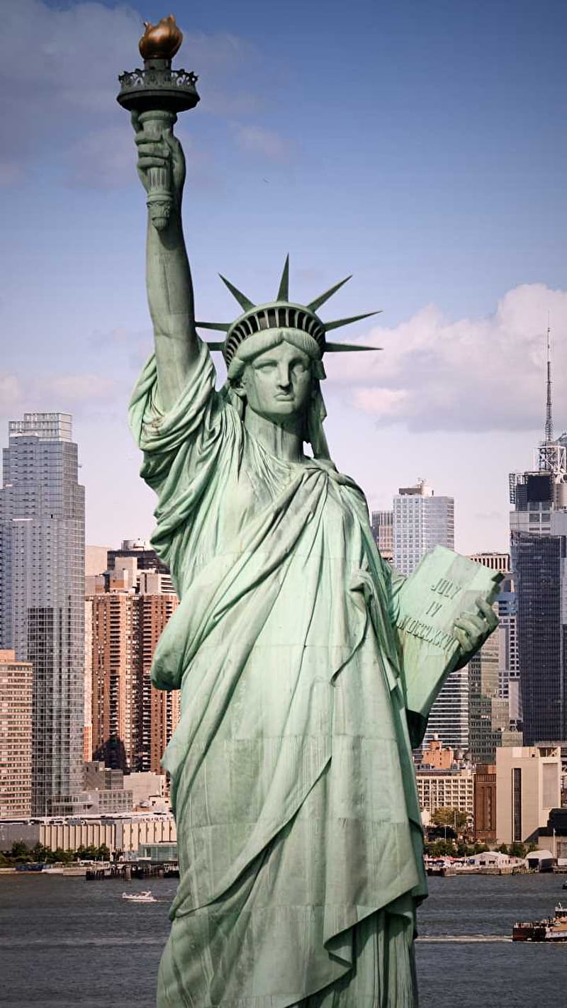 statue of liberty, statue, liberty, HD phone wallpaper