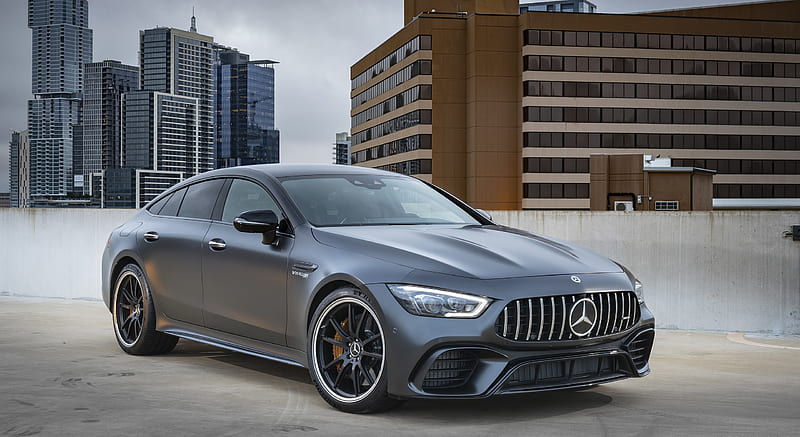 2019 Mercedes-AMG GT 63 S 4MATIC+ 4-Door Coupe - Front Three-Quarter , car, HD wallpaper