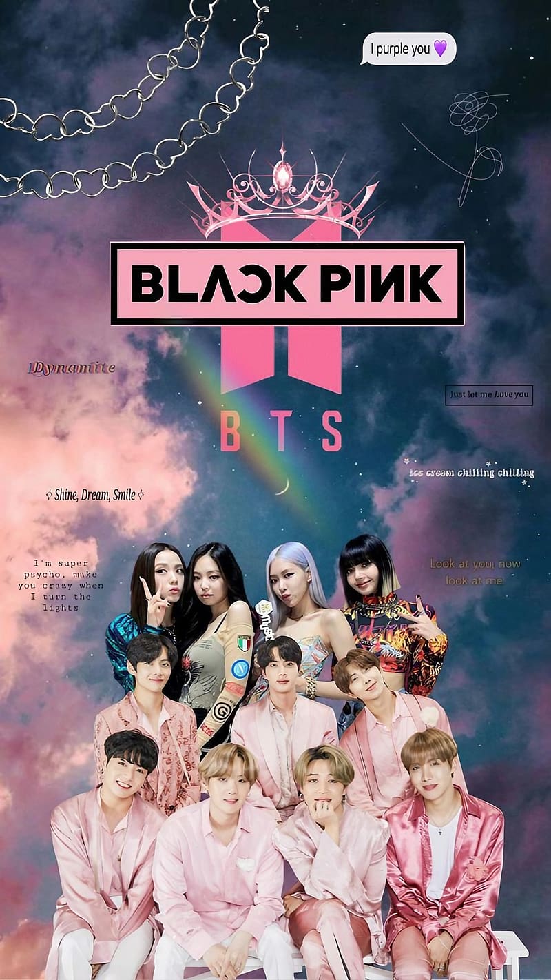 Bts And Blackpink Group, bts and blackpink, bts group, kpop, korean singers, HD phone wallpaper
