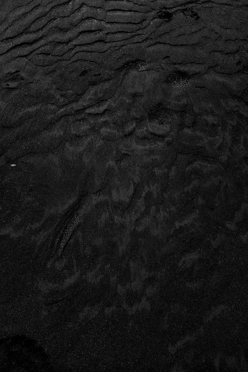 sand, black, relief, dark, desert, surface, HD phone wallpaper