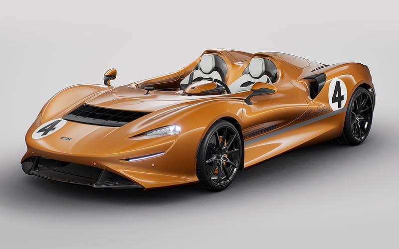 2020, McLaren Elva M6A Theme, MSO roadster, bronze coupe, new bronze Elva, British sports cars, McLaren, HD wallpaper