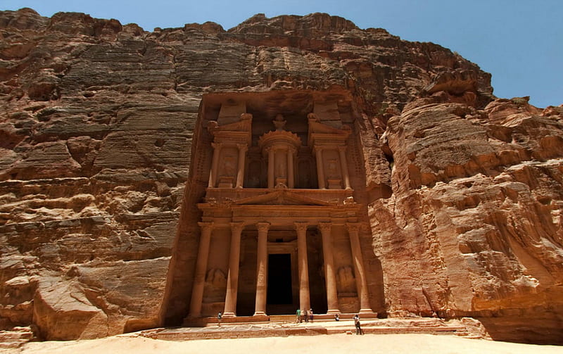 Petra, Jordan, Carving, Jordan, Rock, Architecture, HD wallpaper