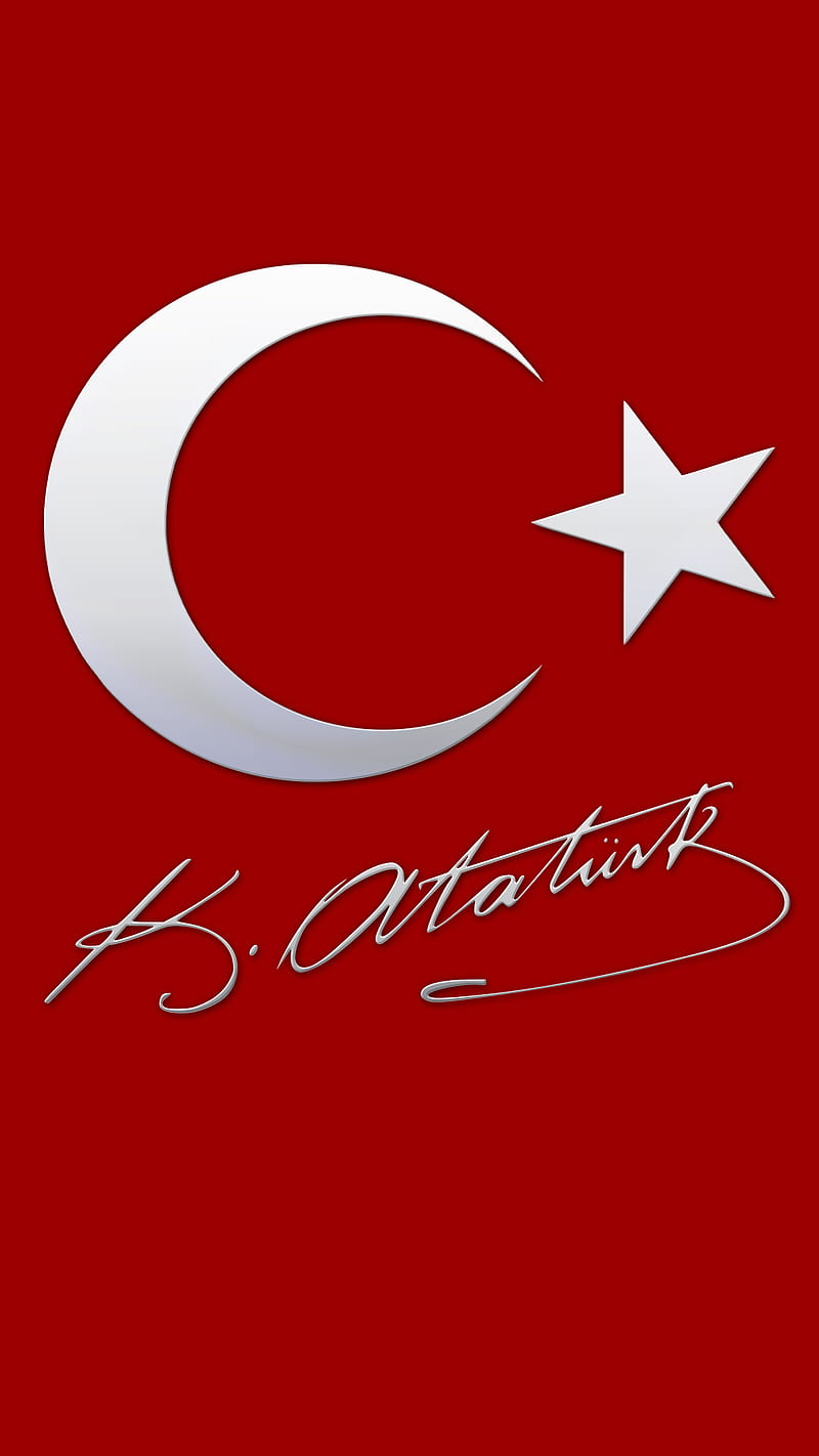 Ay Yildiz, ataturk, flag, flag, kirmizi, red, turk, turkey, turkish, HD phone wallpaper