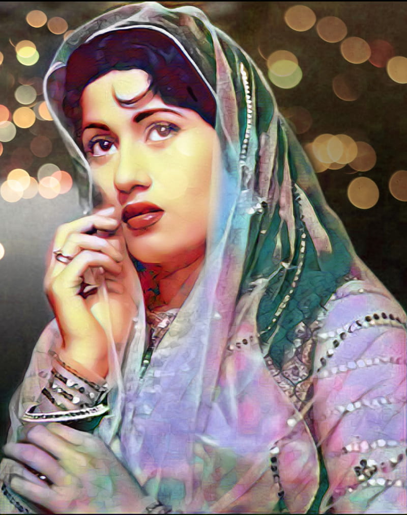 Madhubala, evergreen, bollywood actress, HD phone wallpaper