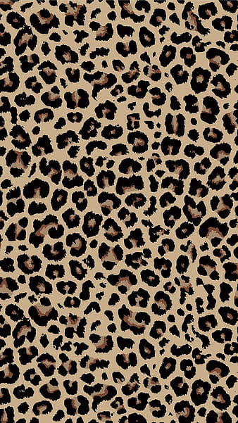 Cheetah, animal print, black, pattern, HD phone wallpaper