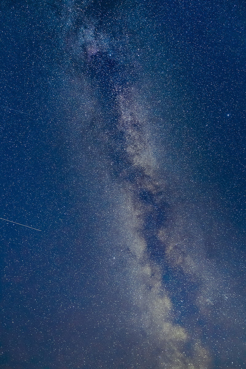 nebula, stars, starry sky, starfall, space, HD phone wallpaper