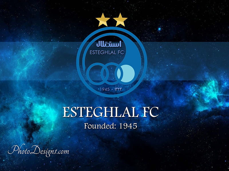 Esteghlal F.C., Esteghlal Tehran, Taj, Emblem, abi, esteghlal, Logo, HD wallpaper