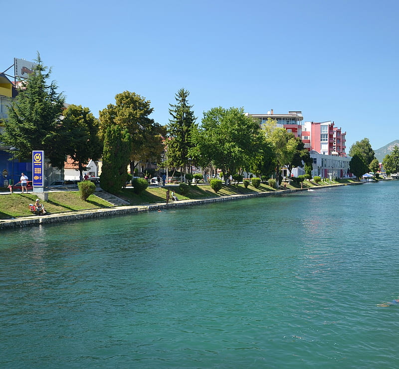 Crn Drim Struga, macedonia, reka, river, HD wallpaper
