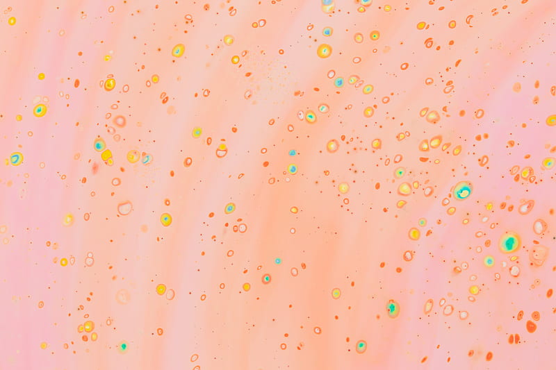 spots, paint, spray, multi-colored, pink, HD wallpaper