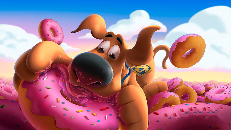 Movie, Scoob!, Doughnut, Scooby-Doo, HD wallpaper