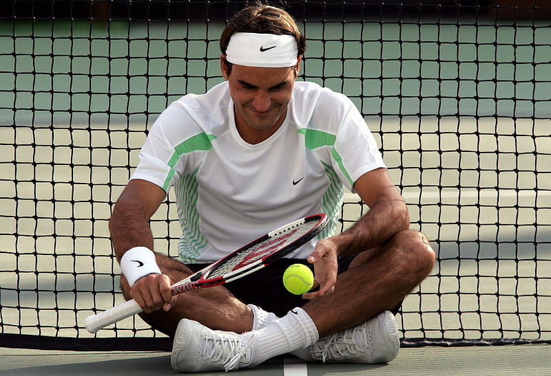 Roger Federer, cute, male, sport, tennis, HD wallpaper