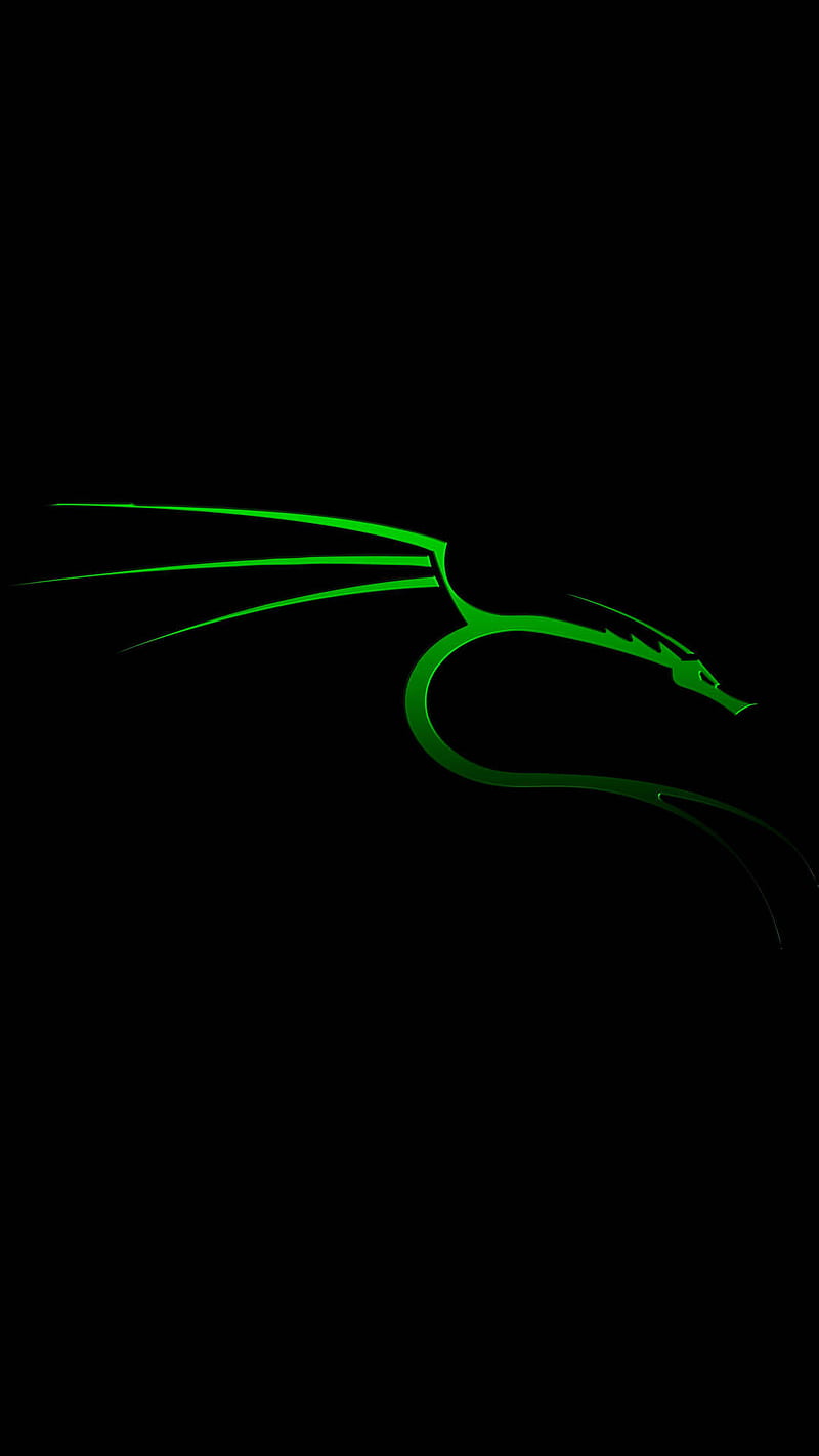 Kali Linux, Neon Dragon, HD phone wallpaper