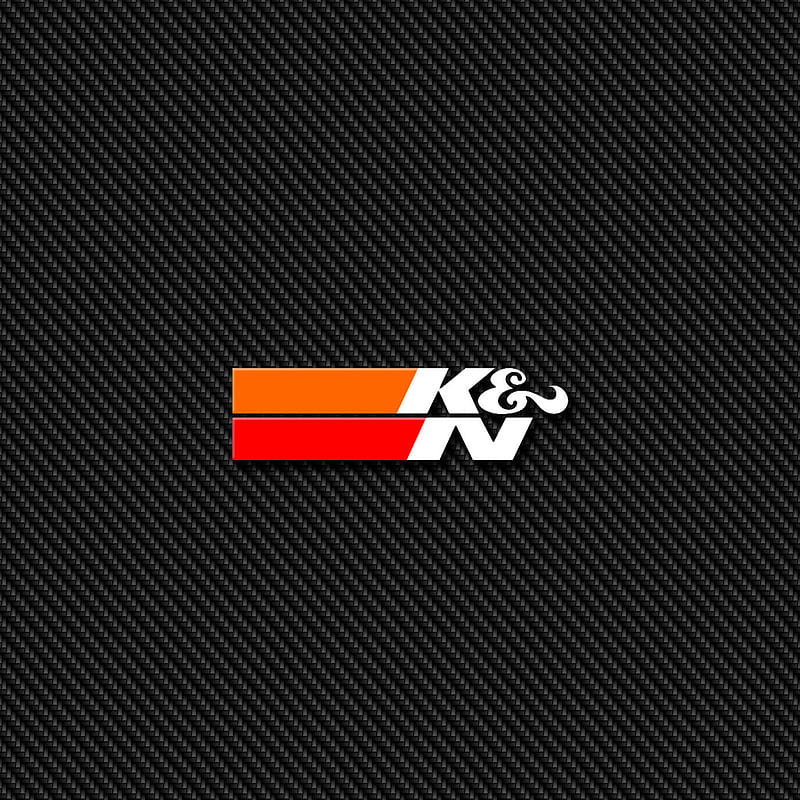 K and N Carbon, air filter, badge, emblem, kn, logo, HD phone wallpaper