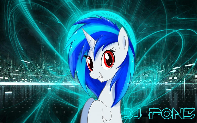 Your Average DJ-PON3 , my little pony, friendship is magic, fim, dj-pon3, mlp, HD wallpaper
