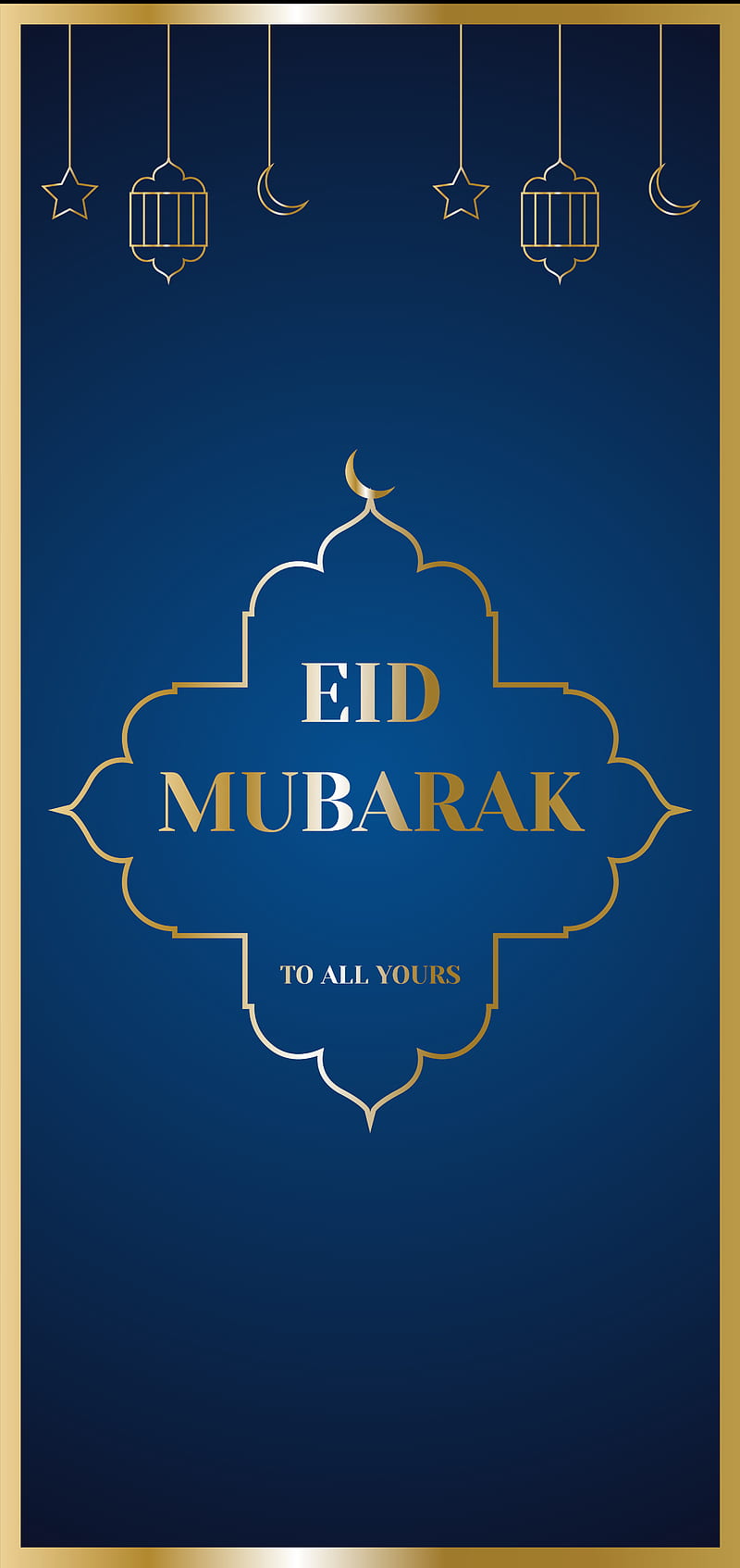 Eid Mubarak Walpaper, blue, eid mubarak, gold, happy, islamic, muslim,  ramadan, HD phone wallpaper | Peakpx